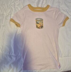 Urban Outfitters Kimchi Blue Collection Peaches Shirt Size Small